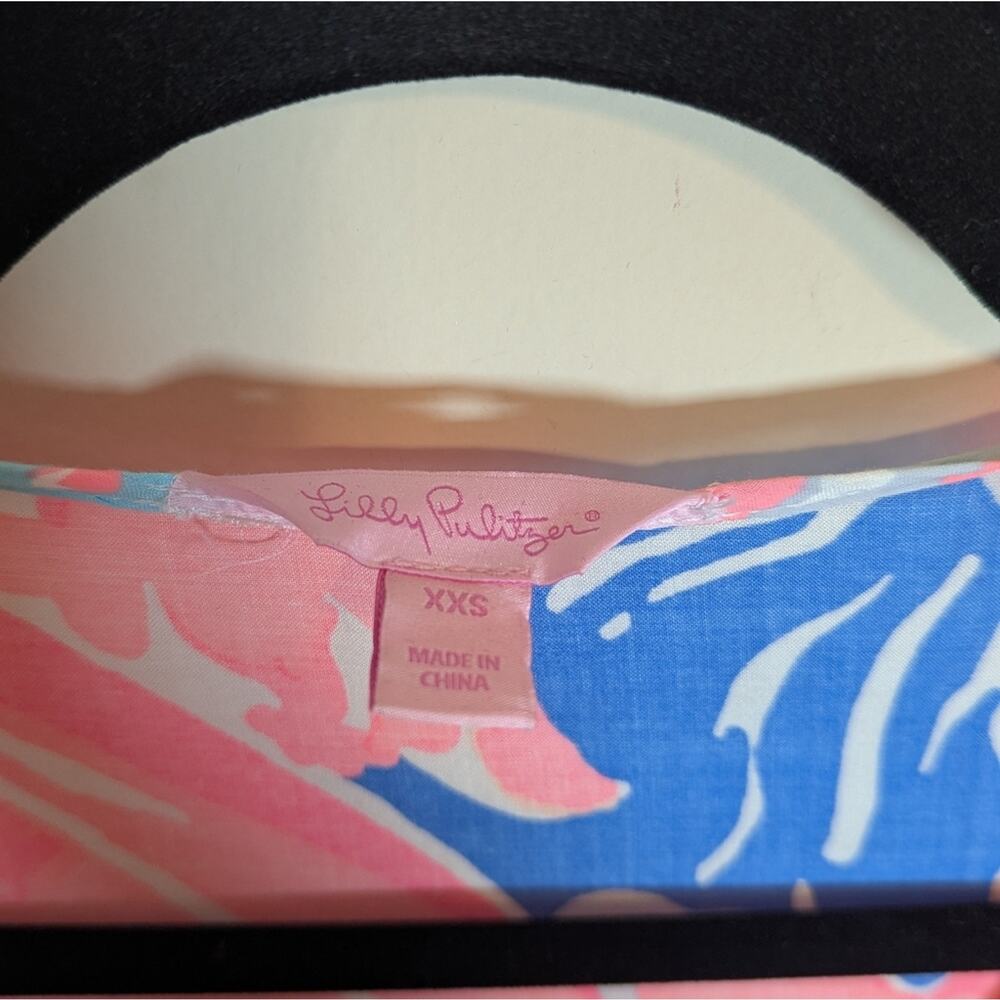 Lilly Pulitzer Benicia Tunic Cold Shoulder Dress Playa Hermosa - Picture 8 of 14